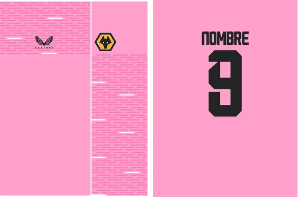 wolverhampton rosa personalizado 2023