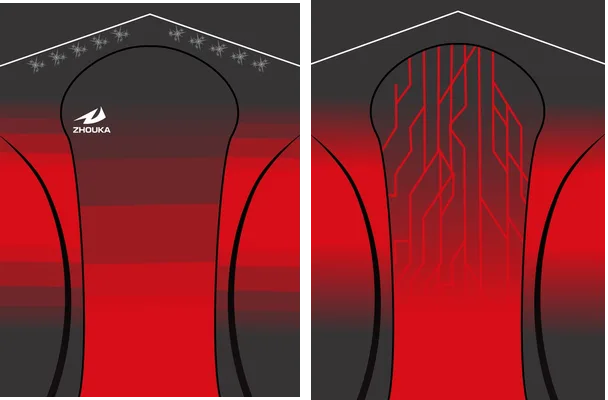 zhouka degrade red